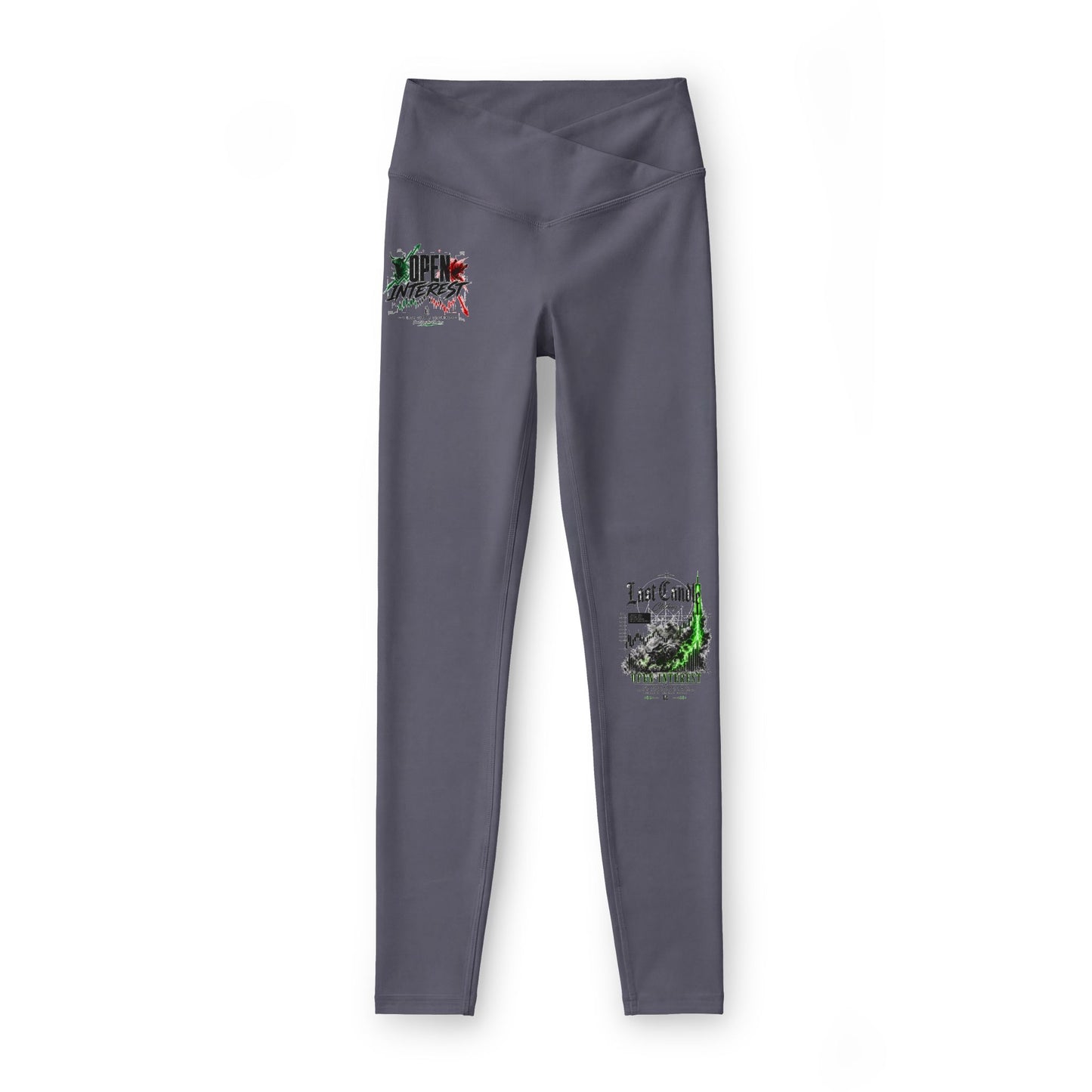 Skull & Roses Luxe Women's Leggings — Gothic Floral Athletic Leggings